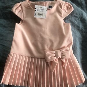 NWT 3-6 Mo Janie and Jack light pink dress